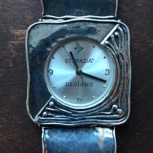 Silpada Hammered Square Link Watch/Bracelet